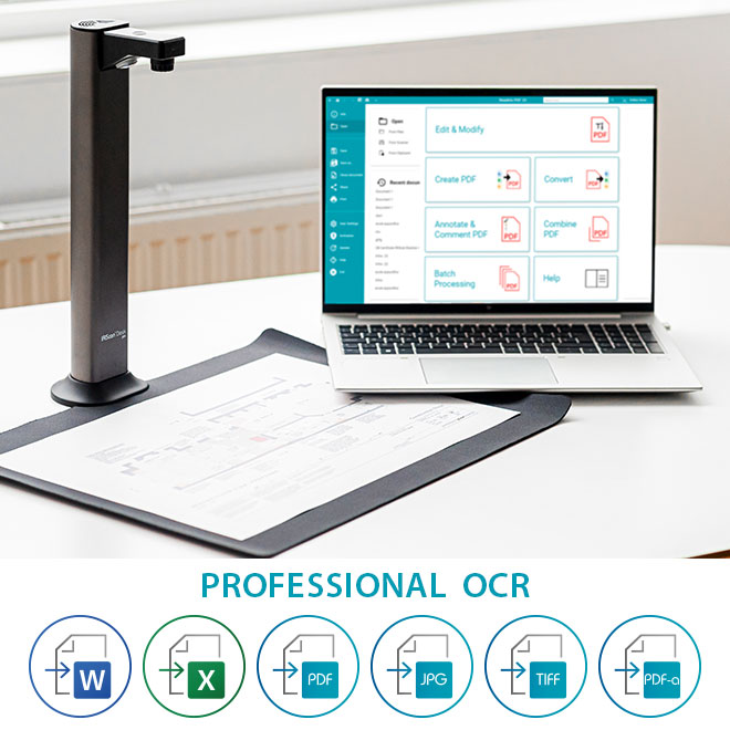 IRIScan Desk 7 Pro - resolution 600 dpi