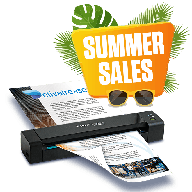 - Summer Sale - Save up to 35% on IRIScan Anywhere !
