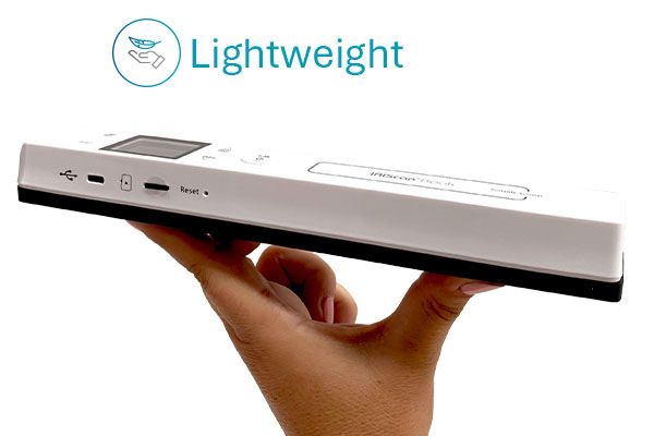 IRIScan Book 7 light and easy to carry