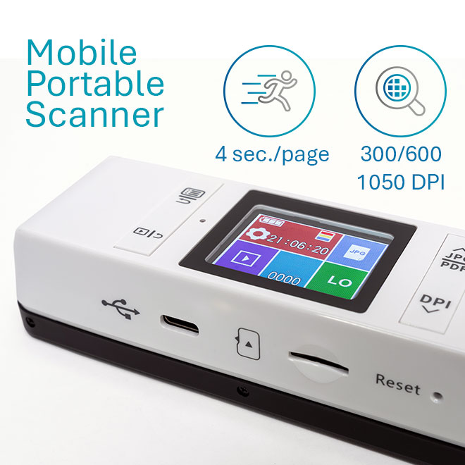 IRIScan Book 7 easy mobile portable scanner