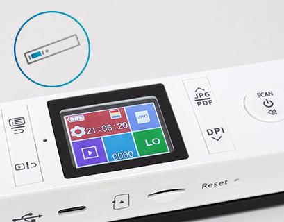 smart and big display for scanning