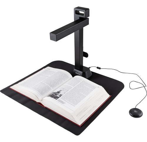IRIScan Desk 6 Pro è uno scanner per documenti e libri di supporto per la didattica a distanza