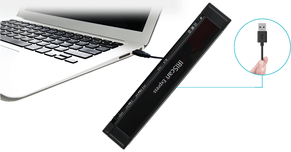 IRIScan Express 4 - Scanner portatile USB per Windows e Mac