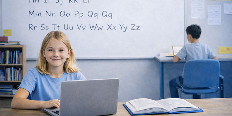 Educational workflow demonstrating inclusive learning adaptations