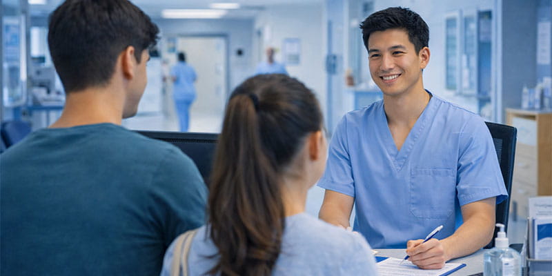 Healthcare workflow demonstrating fast desktop document capture