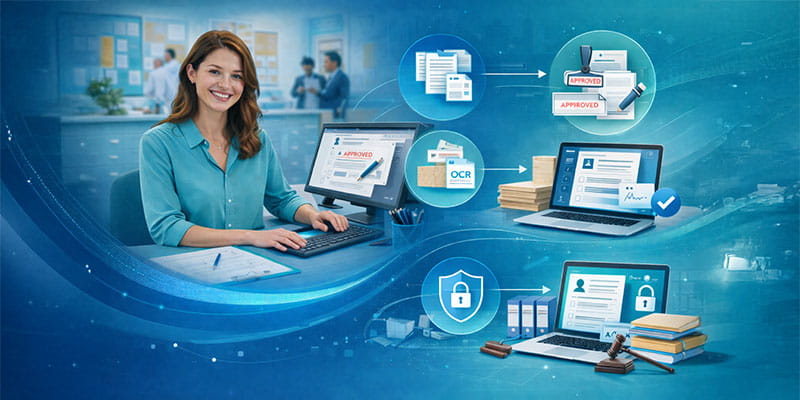 Local administration document workflow visualization