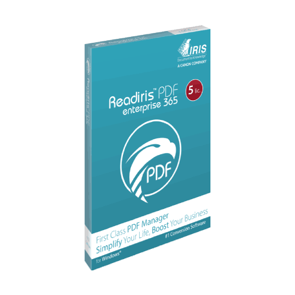 Readiris PDF Enterprise 365 box