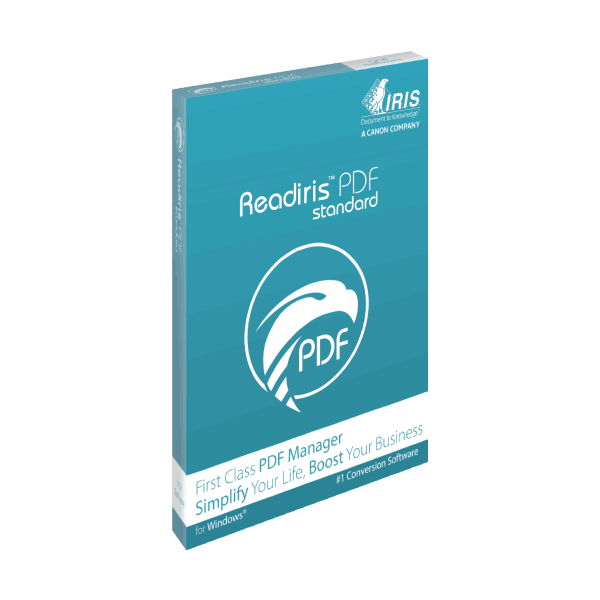 Readiris PDF Standard box