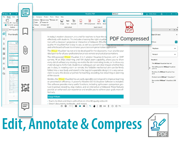 Readiris PDF Elite - Edit and convert your PDFs
