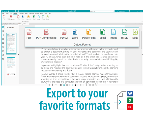 Readiris PDF Elite - Edit and annotate your PDFs