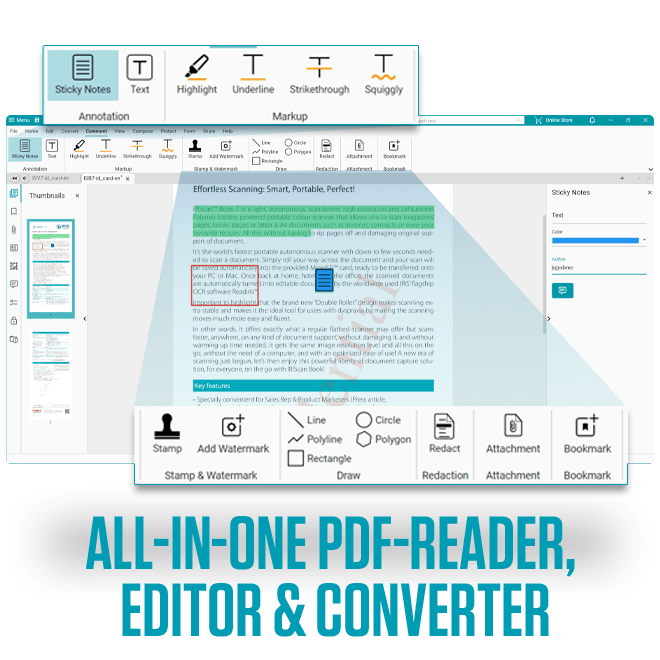 Readiris PDF Elite all-in-one pdf software