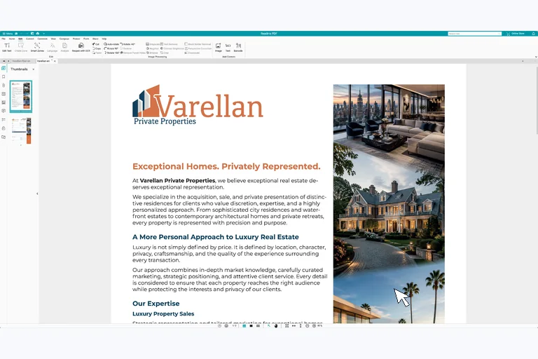 Readiris PDF Edit and Annotate Demo
