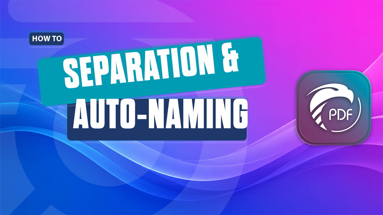 Image processing, separation & naming