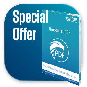 Readiris PDF product box
