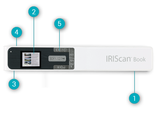 iris book 5 portable scanner features